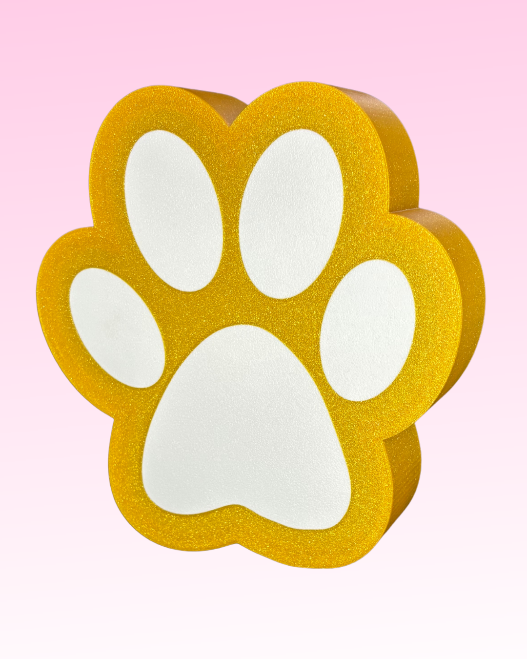Dog Paw Print Lightbox - LED Backlit Display