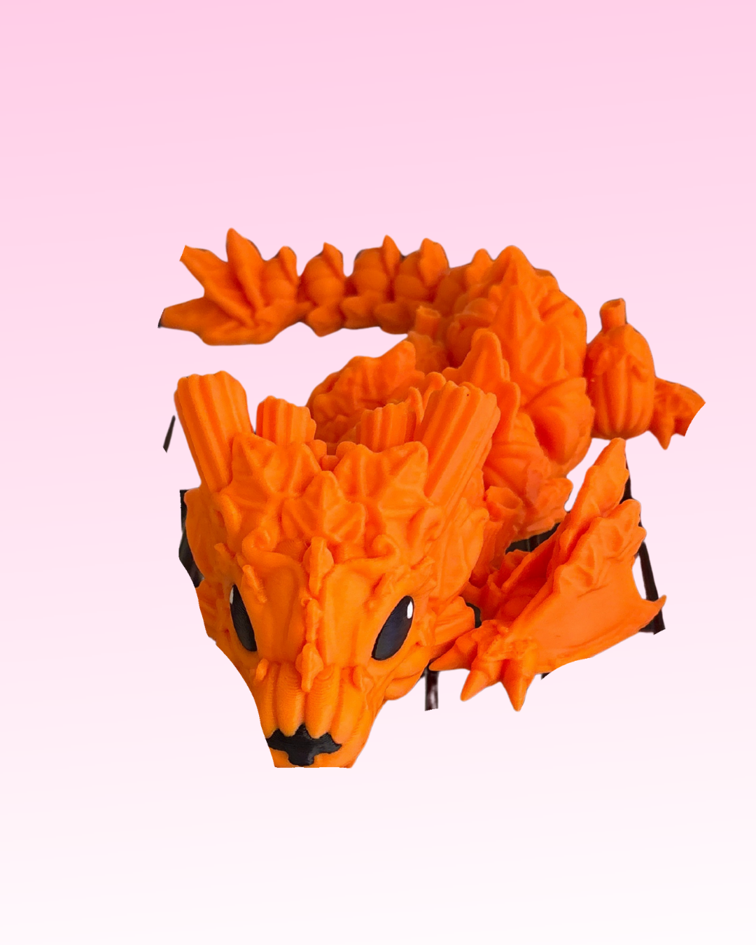 Medium Articulated 3D Printed Dragon - Flexible Figurine