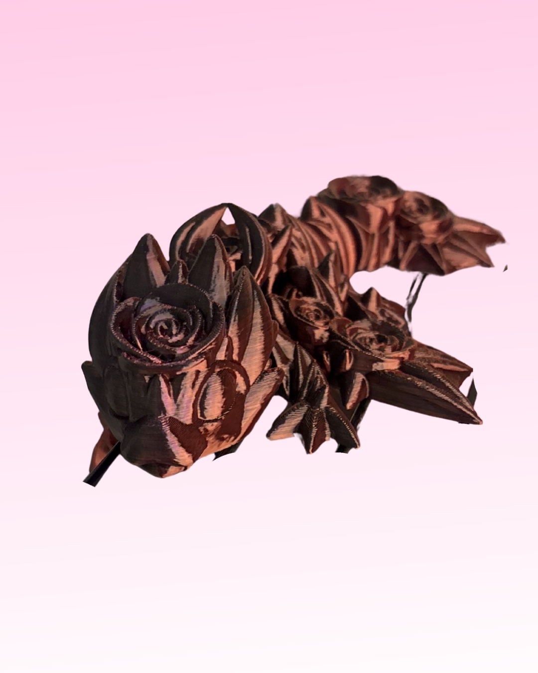 Medium Articulated 3D Printed Dragon - Flexible Figurine