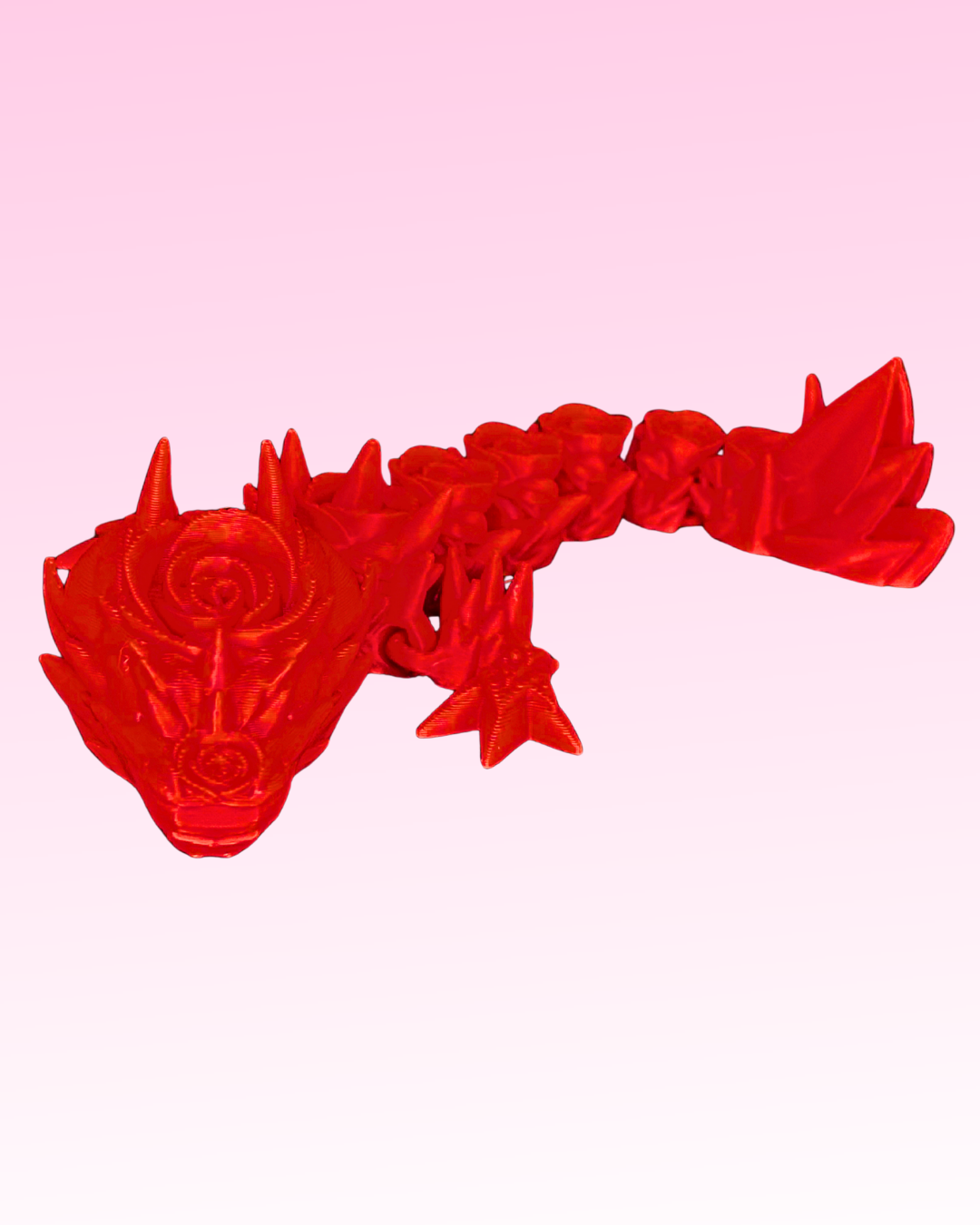 Small Articulated 3D Printed Dragon - Flexible Fidget Toy